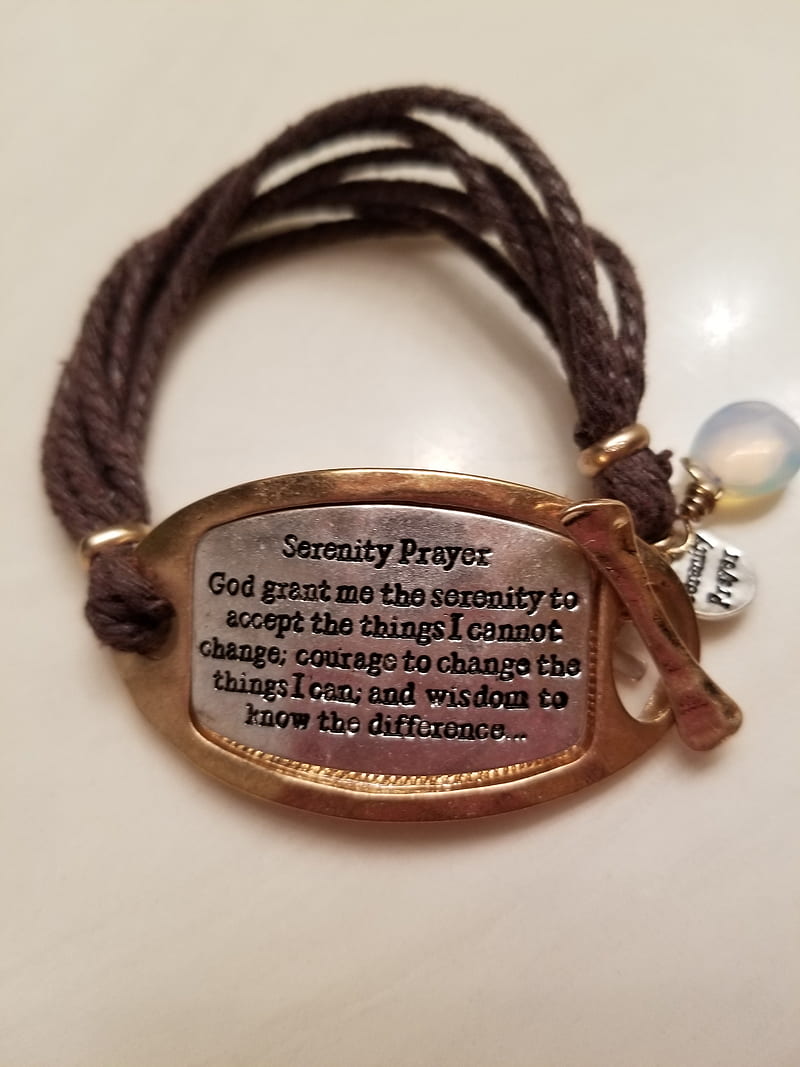 Serenity prayer, bracelet, HD phone wallpaper | Peakpx