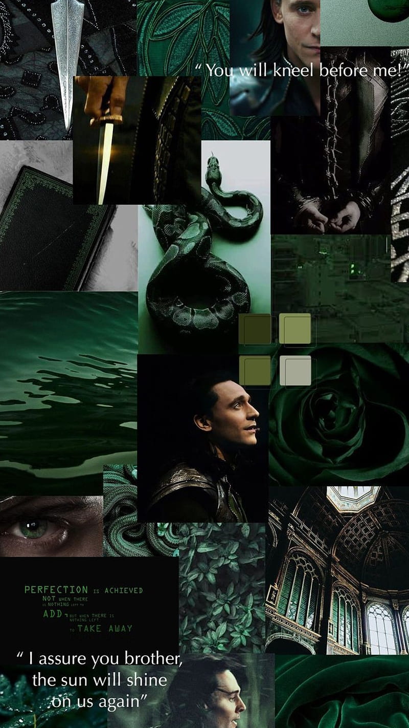 Loki, black hair, green, HD phone wallpaper | Peakpx