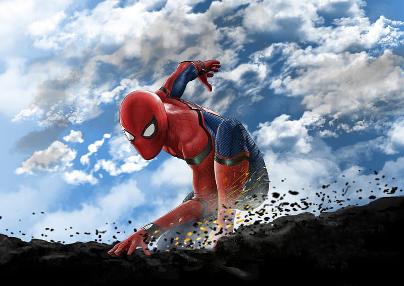 Spiderman Art New 2019, spiderman, superheroes, artwork, digital-art, behance, HD wallpaper
