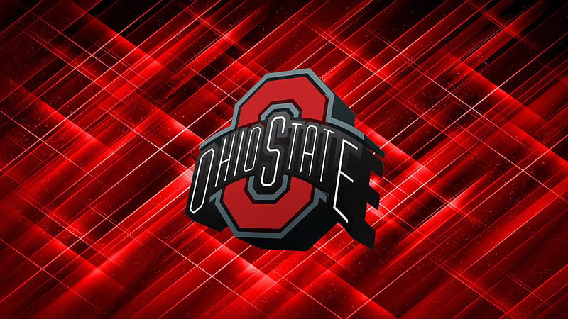 Ohio State Word In Red Sparkling Background Ohio State, HD wallpaper