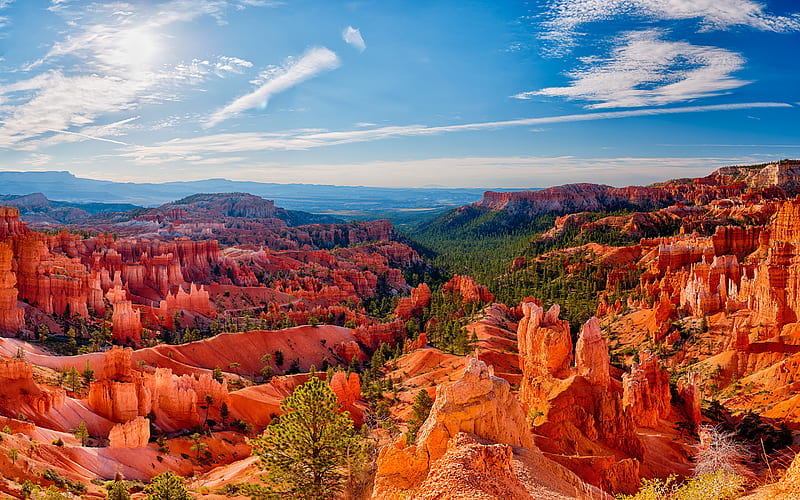 6x4ft Vinyl Natural Landscape Rock Background Bryce Canyon National Park Background Canyon Rock for Tourism Natural Landscape Photography Background LYZY0846 for Party Decoration Birthday YouTube Vide