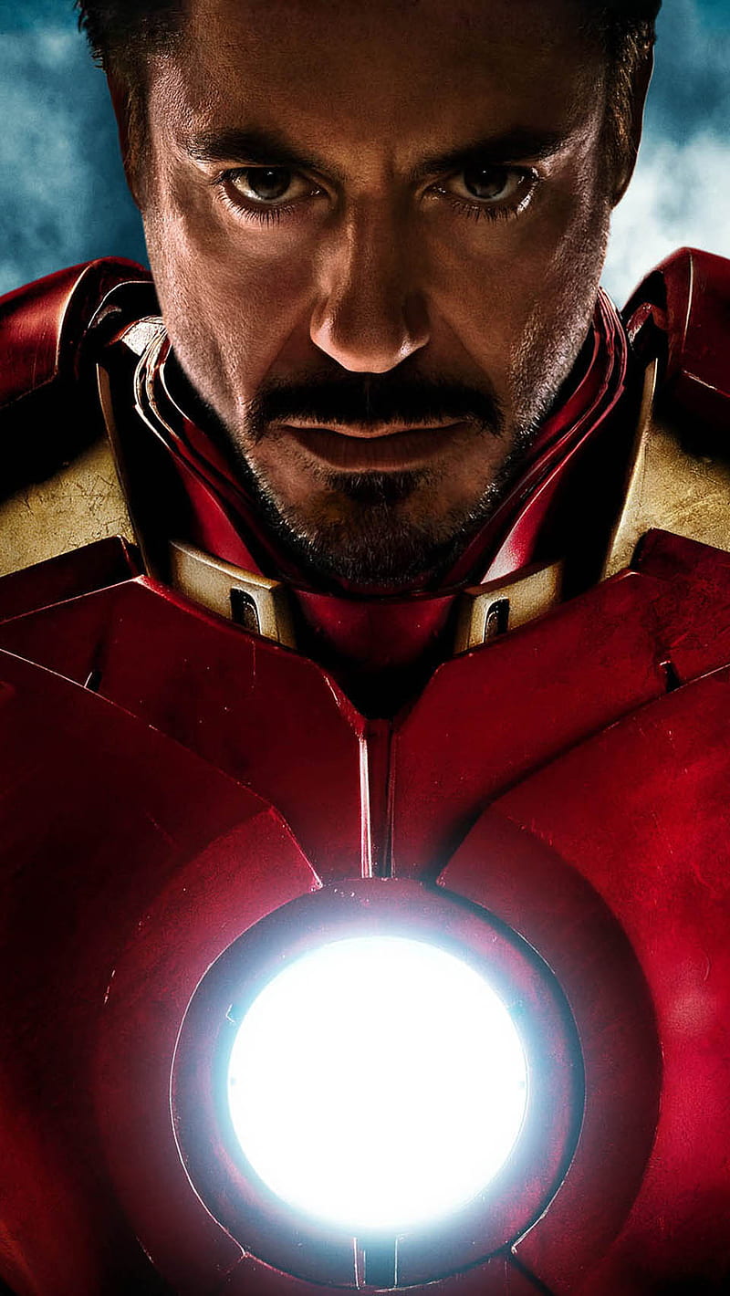 Iron Man Light, hero, iron man, marvel, movie, superhero, tony stark, HD phone wallpaper