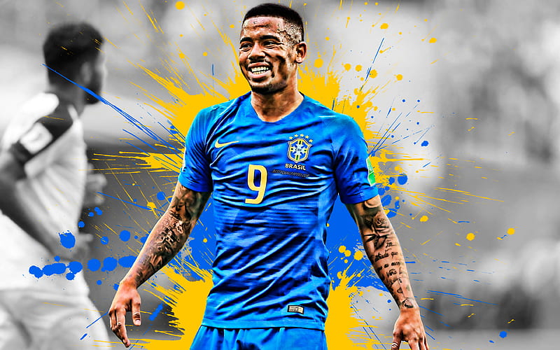 Gabriel Jesus, Brazilian football player, striker, Brazil national football  team, HD wallpaper | Peakpx