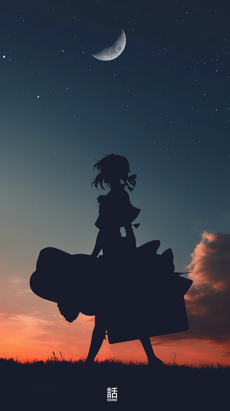 Violet Evergarden, sky, anime, HD phone wallpaper