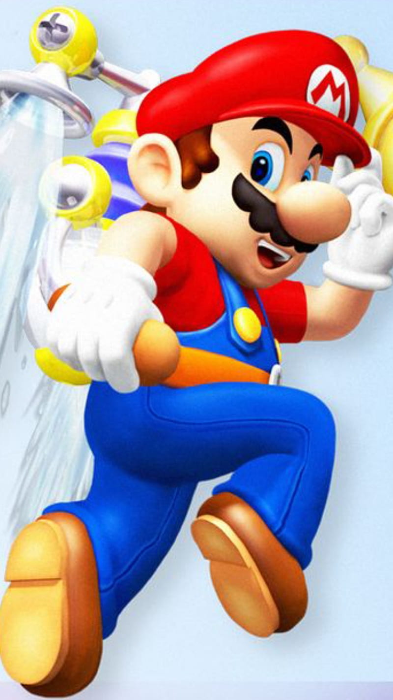 Super Mario sunshine, gamecube, retro, HD phone wallpaper