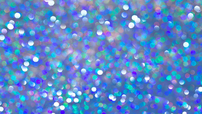 Glitter, bokeh, texture, lady ro, blue, HD wallpaper