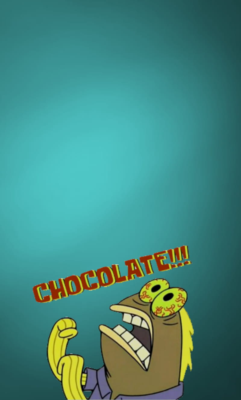 Chocolate, bob, bob esponja, cartoon, patricio, patrick, HD phone wallpaper