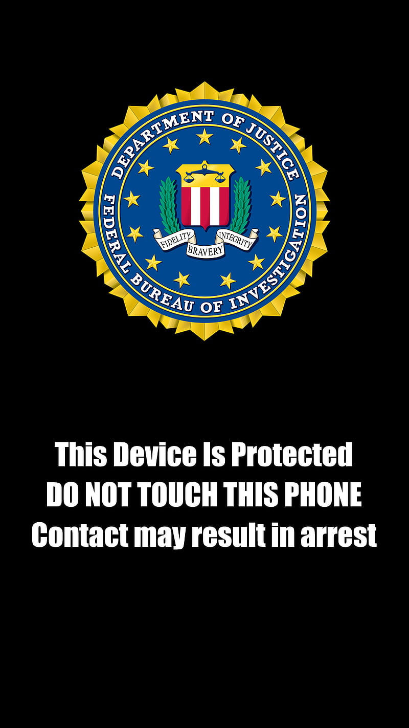 FBI , america, arrest, do, my, phone, touch, united, usa, HD phone wallpaper