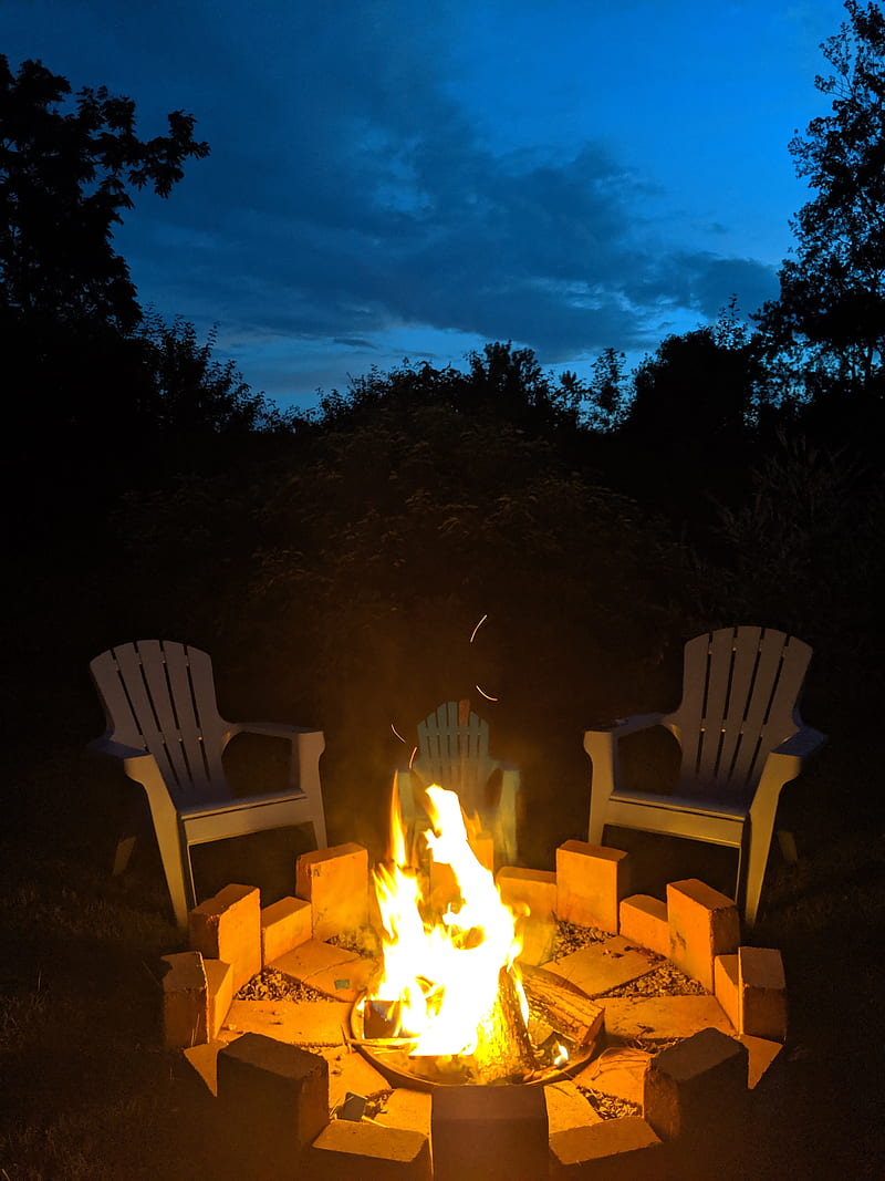 Campfire Bonfire Fire Muskoka Hd Mobile Wallpaper Peakpx