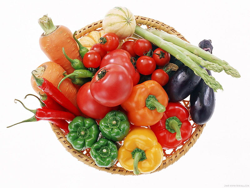 vegetables, 3d, kool, hot, vegetable, animals, HD wallpaper