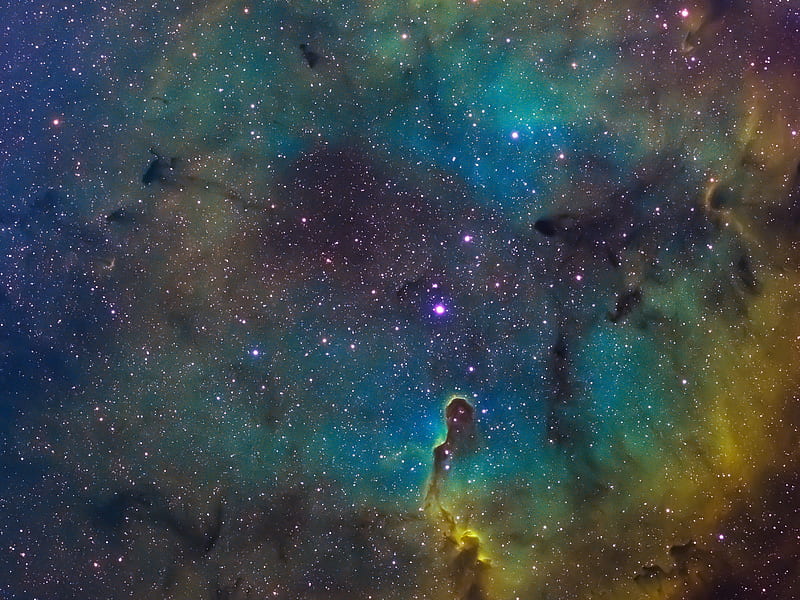 nebula, stars, starry sky, space, HD wallpaper