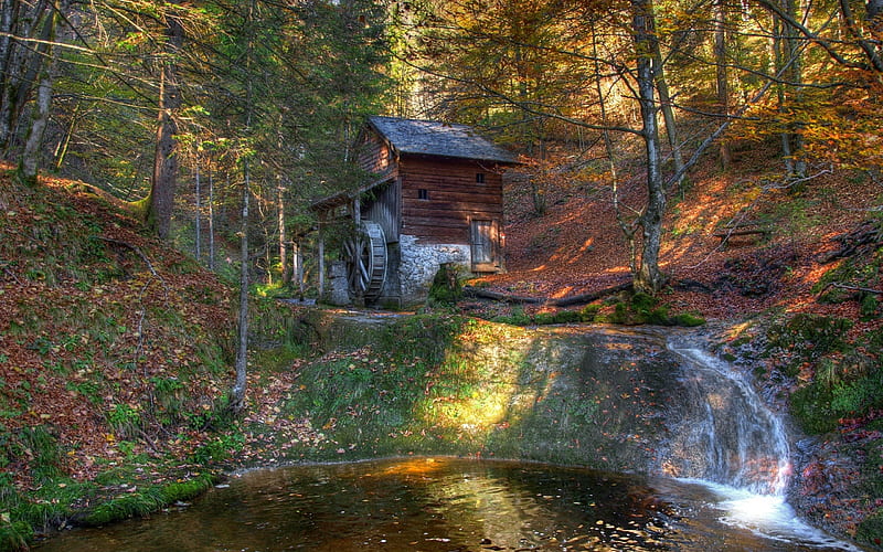 Grist Mill Forests Mills Rivers Nature Hd Wallpaper Peakpx