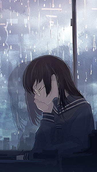 Anime sad, HD phone wallpaper