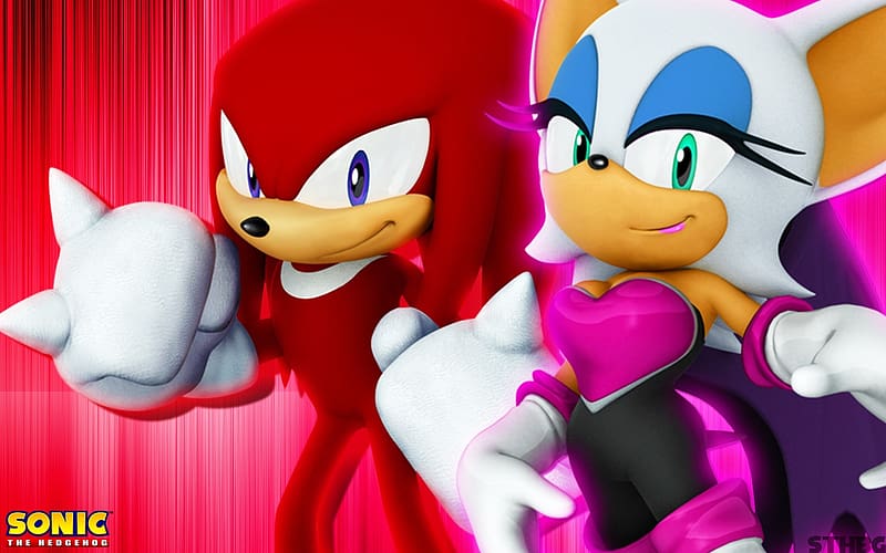 Video Game, Knuckles The Echidna, Rouge The Bat, Sonic The Hedgehog (2006), Sonic, HD wallpaper