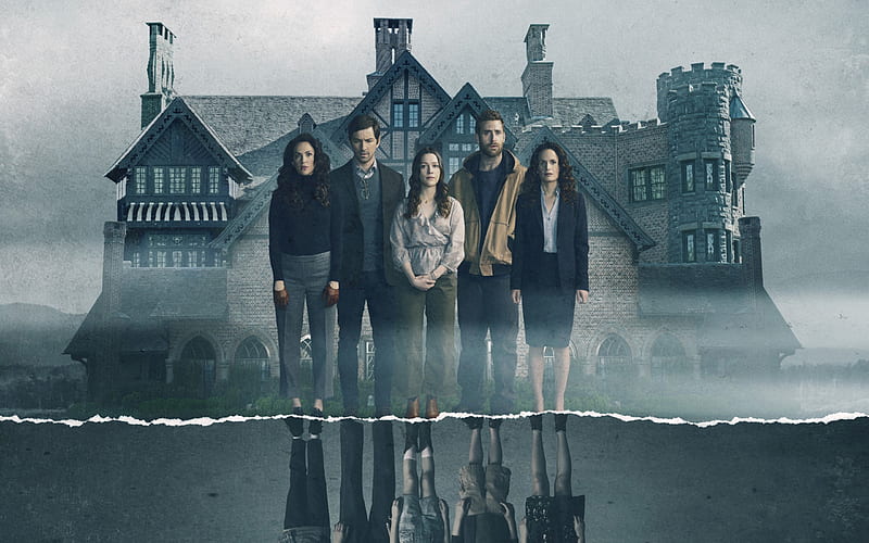The Haunting of Hill House, 2018, TV Series, promo, poster, all actors, characters, Michiel Huisman, Carla Gugino, Henry Thomas, HD wallpaper