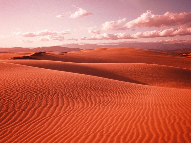 Red desert, red, nature, desert, bonito, HD wallpaper