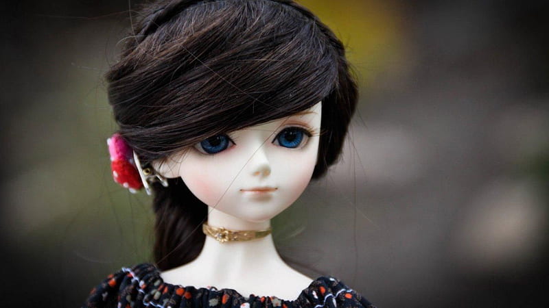 Cute Blue Eyes Barbie Doll In Blur Background Barbie, HD wallpaper | Peakpx