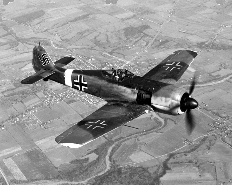 Focke Wulf FW-190, german, guerra, fighter, germany, ww2, wulf, fw190, focke, luftwaffe, HD wallpaper
