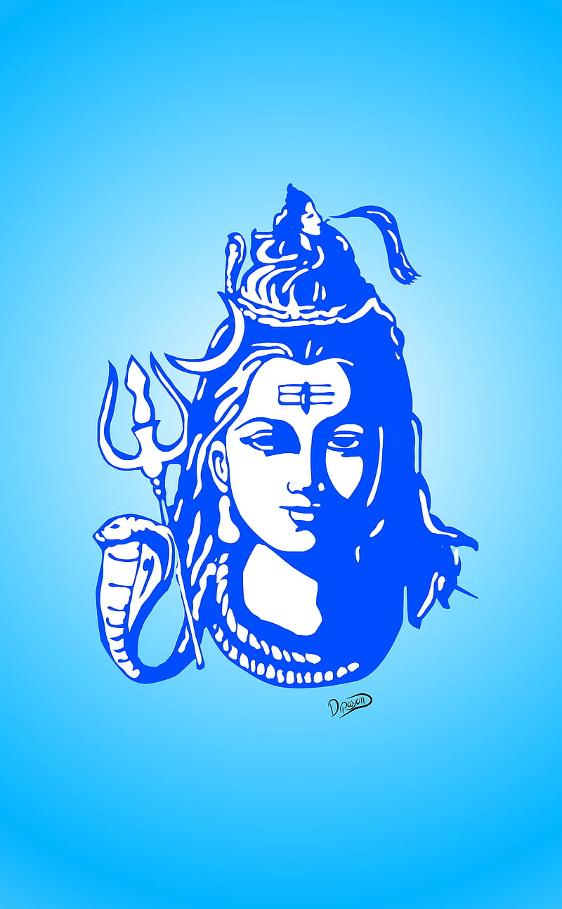 Mahadev, desenho, digitel art, HD phone wallpaper | Peakpx