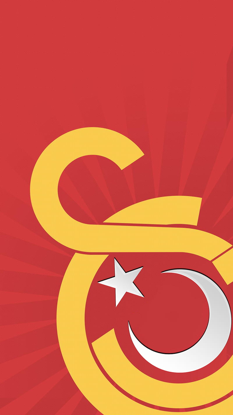 Galatasaray turkey , ay, flag, cimbom, kirmizi, yellow, yildiz, HD phone wallpaper
