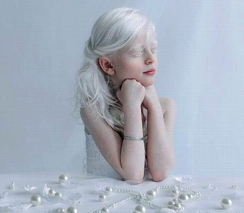 Beautiful Albino Girl, Girl, Model, Female, People, Albino, HD wallpaper