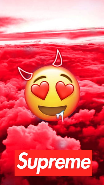 emoji heart eyes background