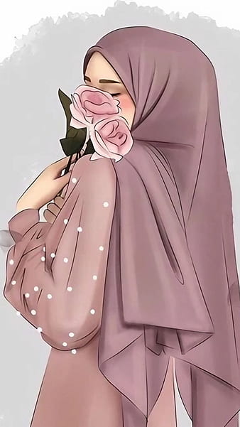 beatiful muslim anime niqab