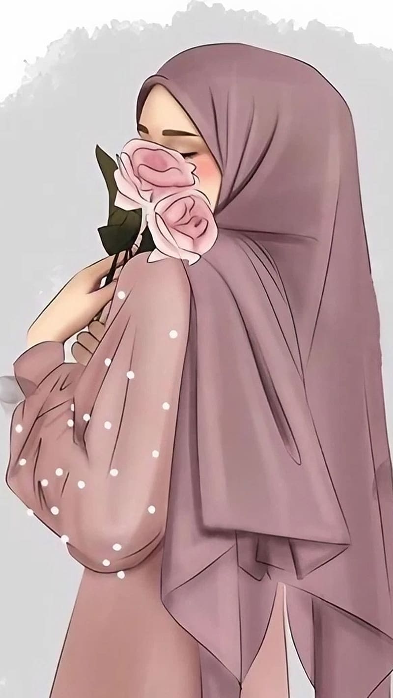 Hijab Islam Muslim Anime Girl - Islam - Posters and Art Prints | TeePublic