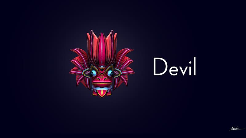 Mask, Artistic, Devil, Sri Lanka, Cultural, HD wallpaper