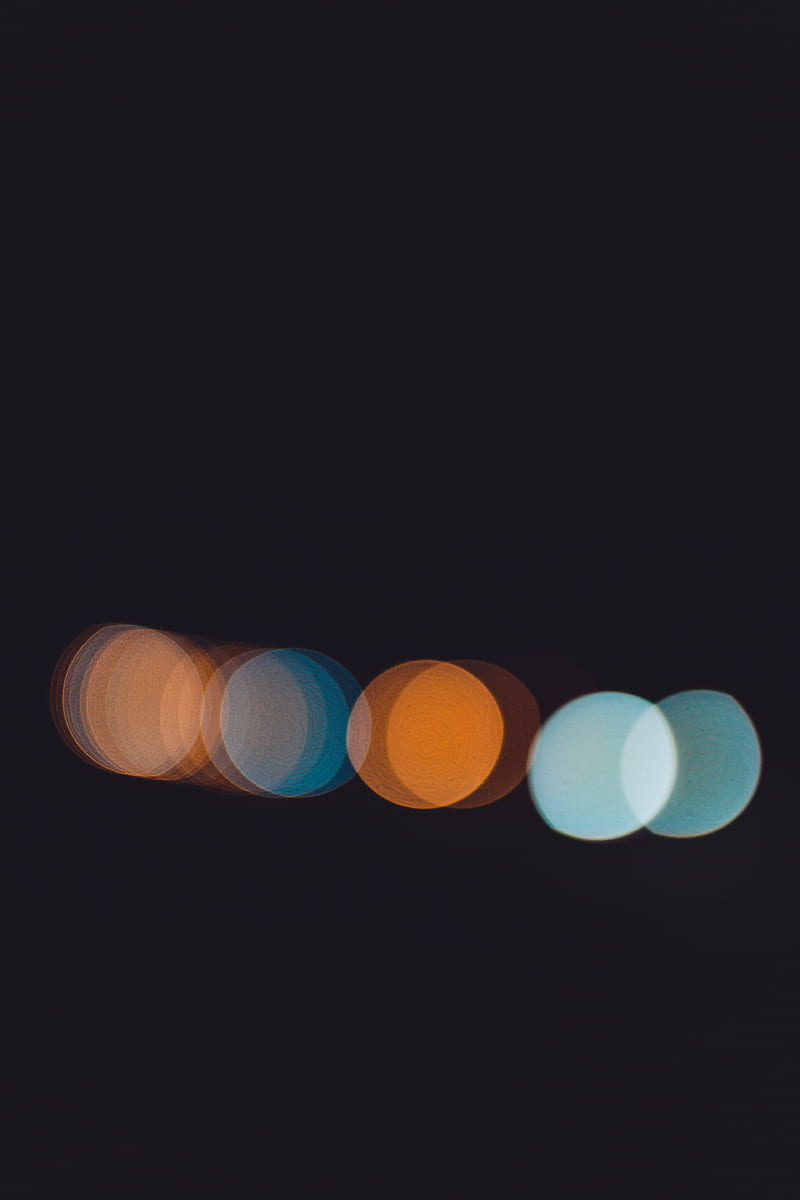 circles, glare, bokeh, light, blur, HD phone wallpaper