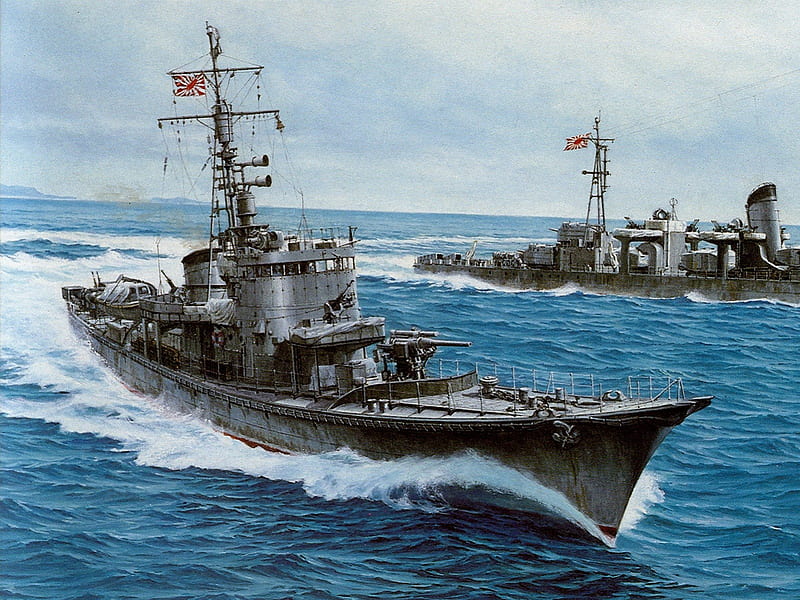military ship, patrol, boat, gun, ship, HD wallpaper
