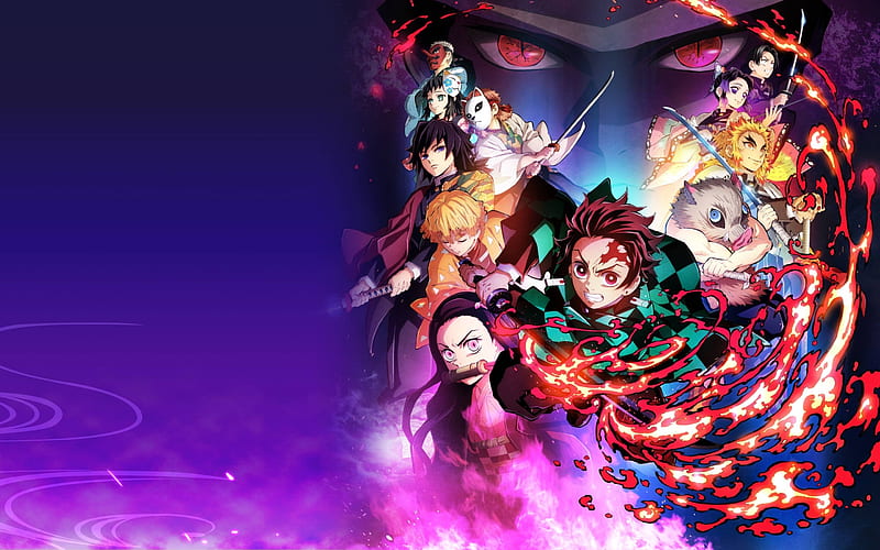 Wallpaper Anime, Demon Slayer Aesthetic, Tanjiro Kamado, Nezuko Kamado, Demon  Slayer Kimetsu no Yaiba, Background - Download Free Image