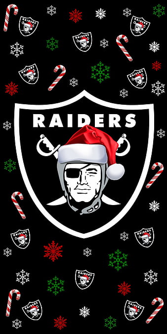 Raiders Christmas, christmas, christmas raiders, las vegas raiders, nfl, raider christmas, raiders, HD phone wallpaper