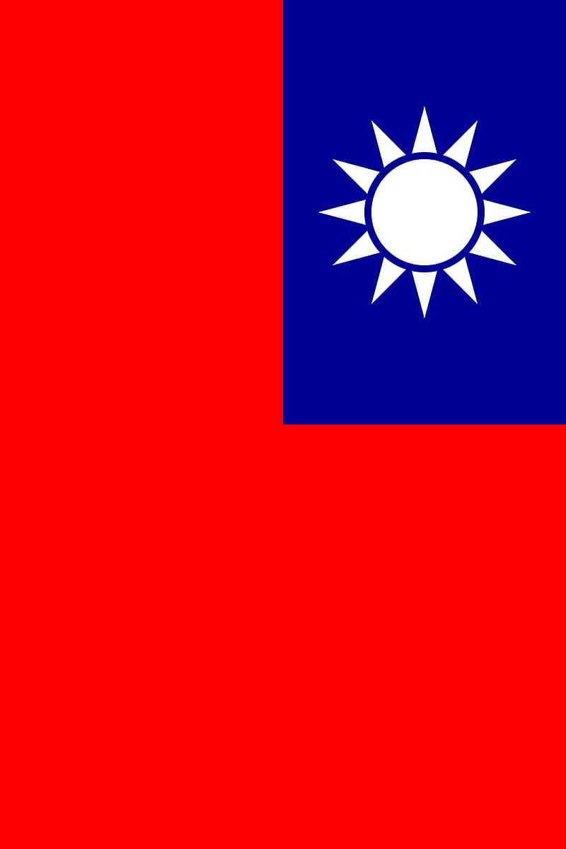 Taiwan Flag, country, HD phone wallpaper