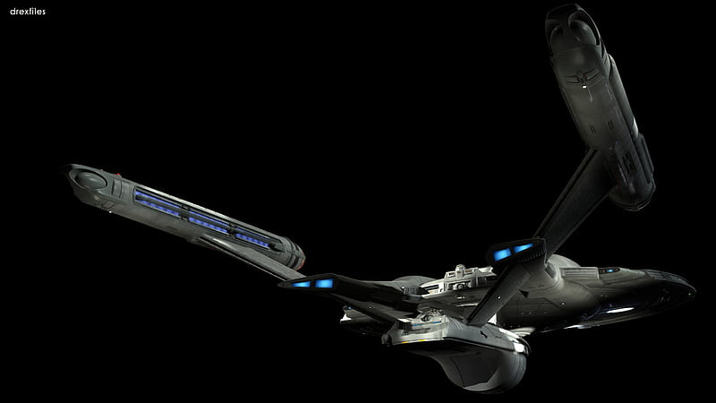 NX Refit by Drexler, star trek, enterprise, starship, nx, HD wallpaper