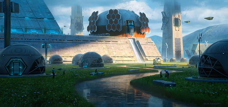 Sci Fi, City, Futuristic, HD wallpaper