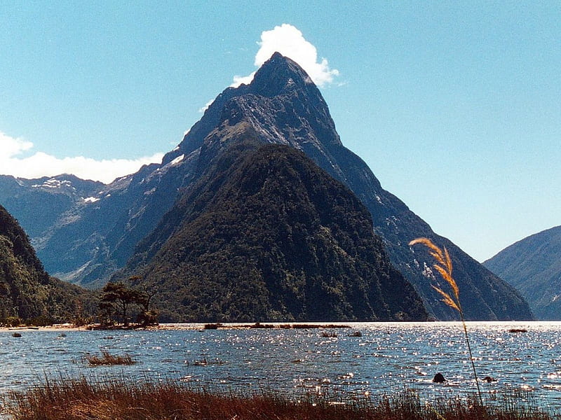 Mitre Peak Nueva Zelanda, zelanda, nueva, mitre, peak, HD wallpaper