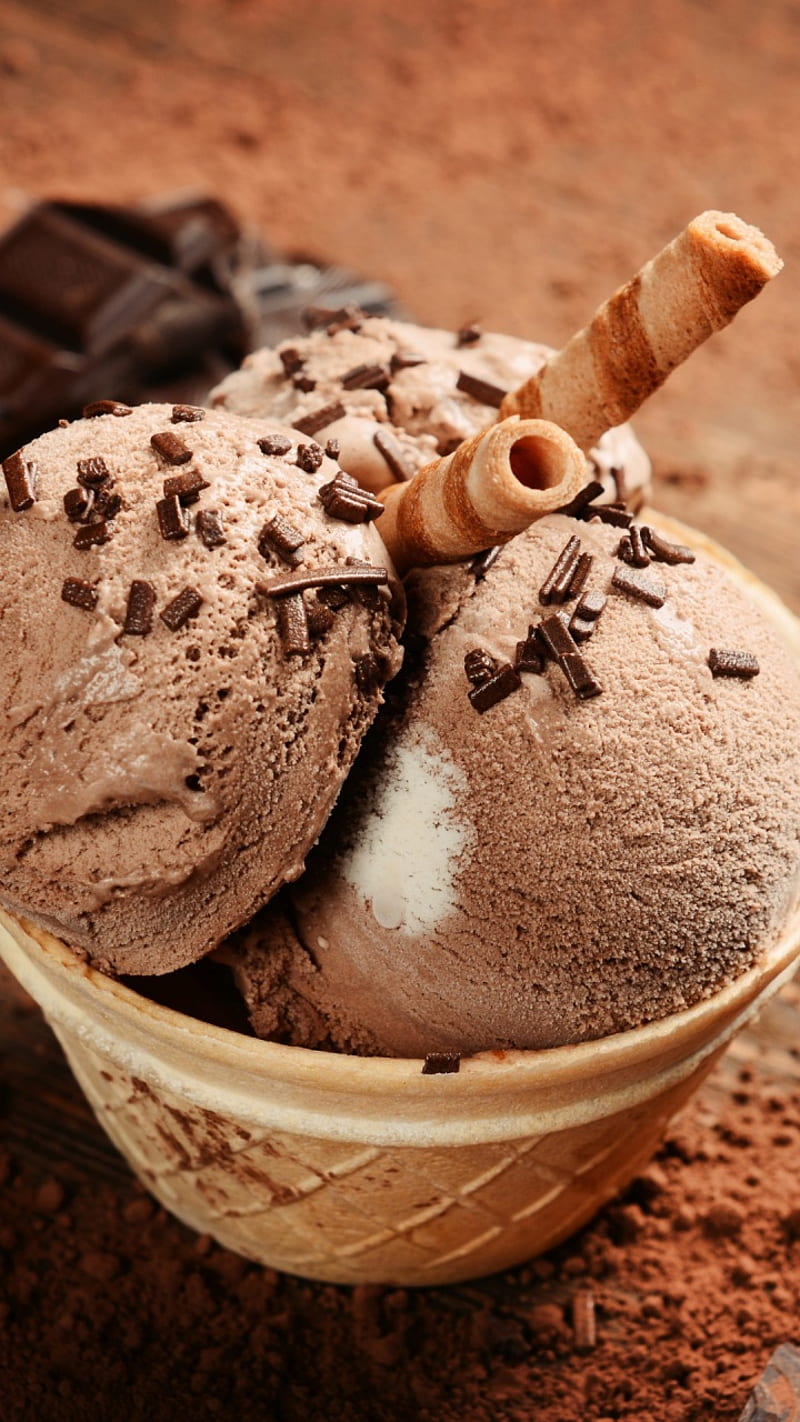 what you crave, chocolate, food, ice cream, pastry, yummy, HD phone wallpaper