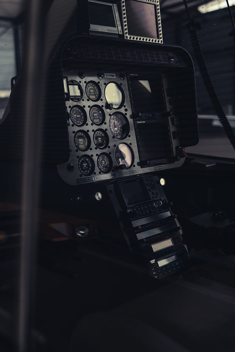 cockpit, instrumentation, control, equipment, HD phone wallpaper