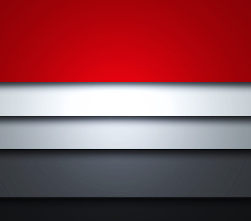 Red Shutters, black, gris, red, simple, white, HD wallpaper