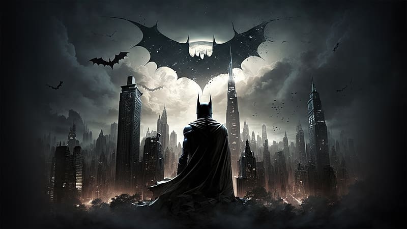 Batman - Gray Desktop Wallpaper by DraganD on DeviantArt