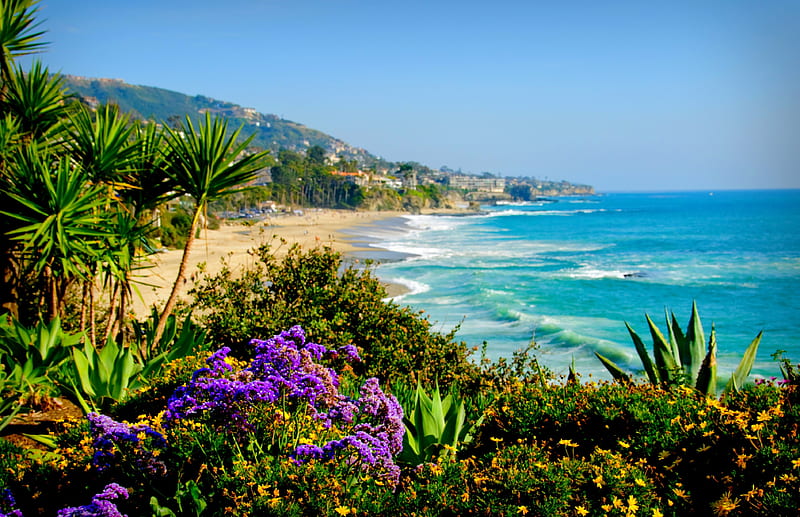 LAGUNA BEACH,CALIFORNIA, beach, Laguna, sea, coast, HD wallpaper