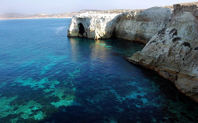 milos island greece-Greece Travel graphy, HD wallpaper