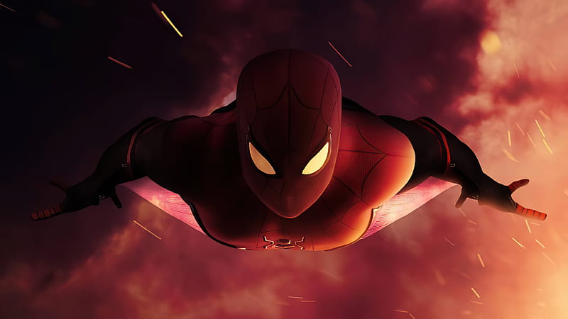 Spider Man Farfrom Home , spiderman-far-from-home, spiderman, superheroes, digital-art, artwork, HD wallpaper