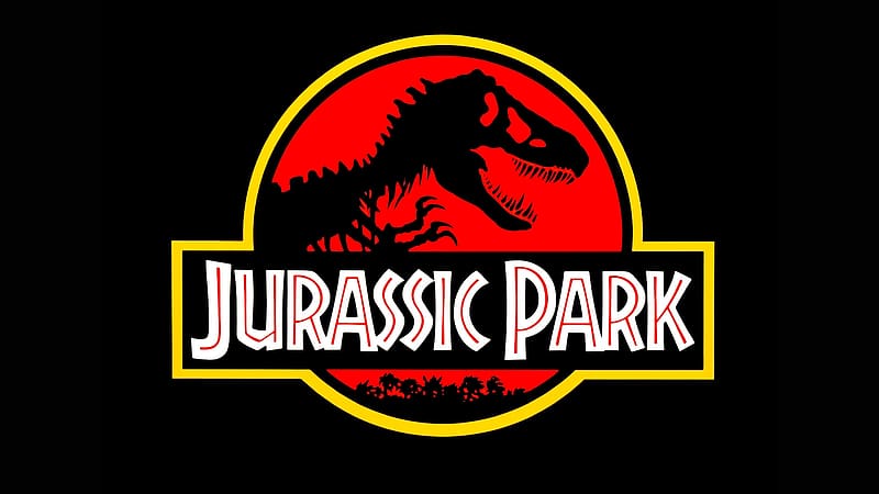 Jurassic Park 1993 Logo 1, Dinosaurs, Logo, 1993, Jurassic Park, Prehistoric, HD wallpaper