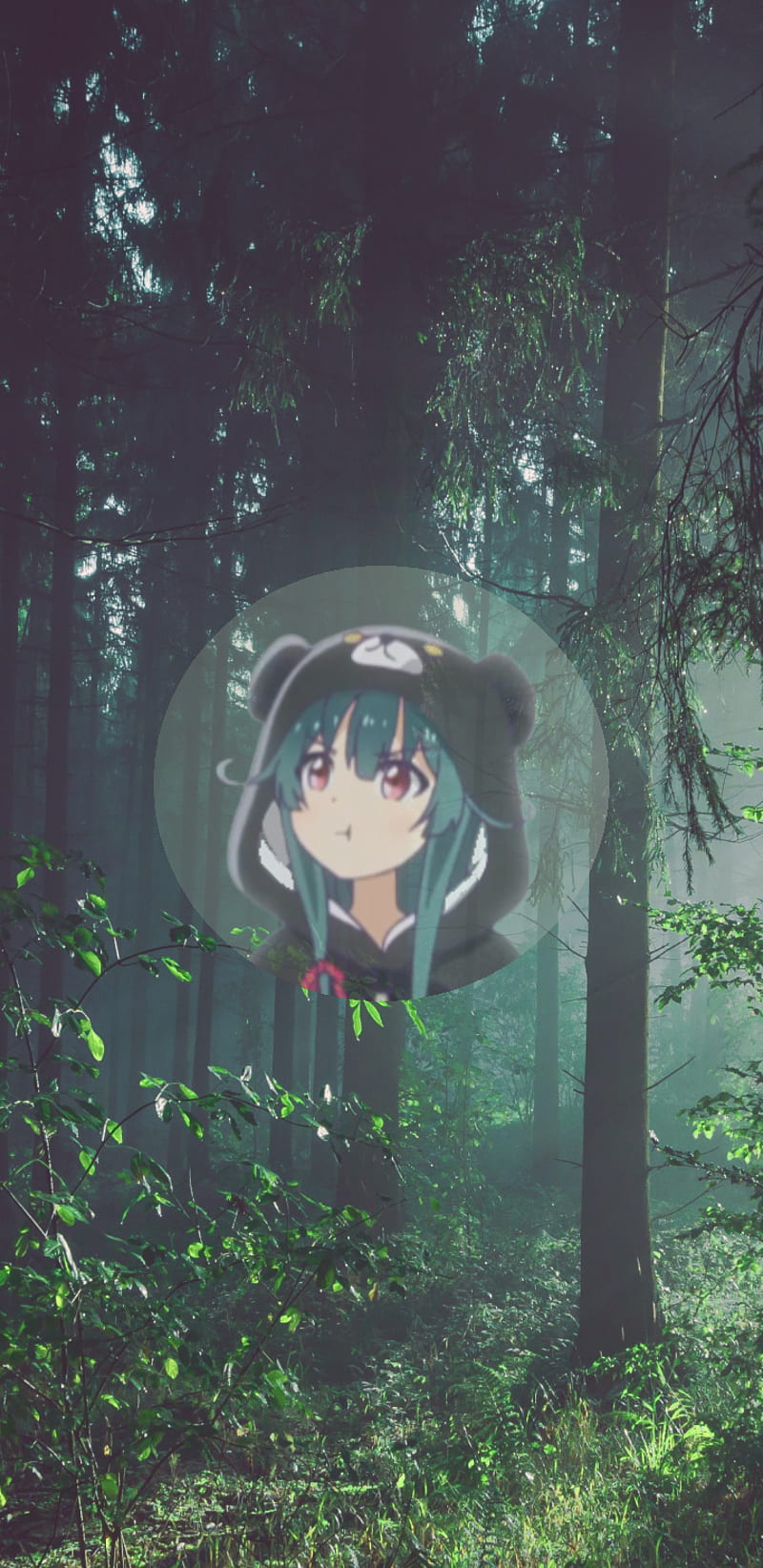 Yuna, anime, anime girl, bear, forest, kuma, kuma bear, kuma kuma bear, kuma  kuma kuma bear, HD phone wallpaper | Peakpx