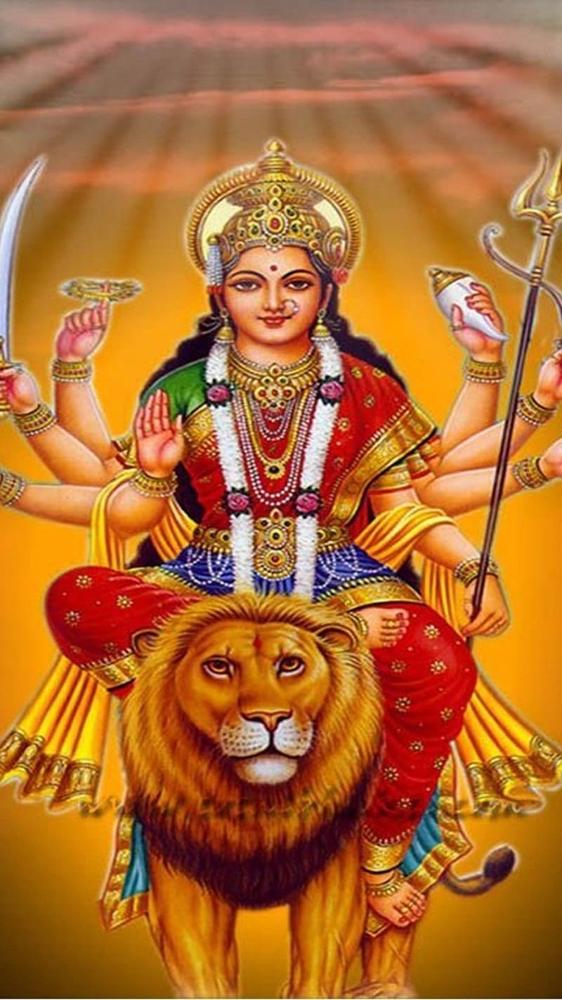 Mata Rani Ambe Mataji, mata rani, ambe mataji, navratri mataji, HD phone wallpaper