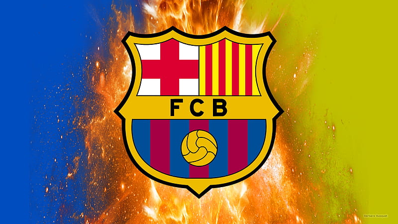 FC Barcelona, Barca, Football, Barcelona, Soccer, Logo, Club, Sport, Emblem, FCBarcelona, HD wallpaper