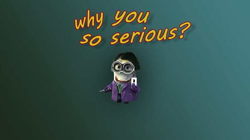 *** Why you so serious ***, humor, fun, people, serious, HD wallpaper