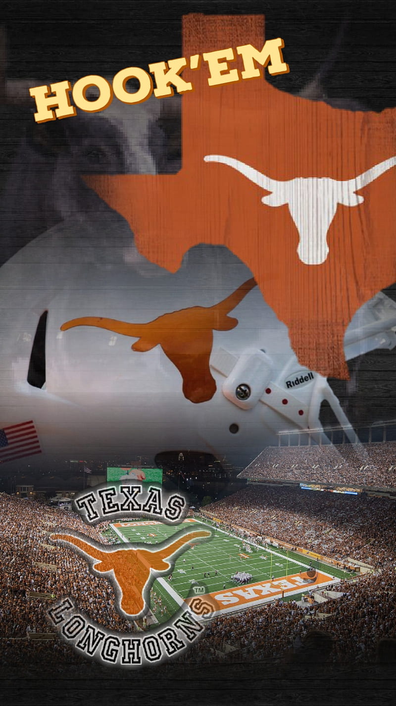 Download wallpapers Texas Longhorns flag NCAA orange white metal  background american football team Texas Longhorns logo USA american  football golden logo Texas Longhorns for desktop with resolution  2880x1800 High Quality HD pictures